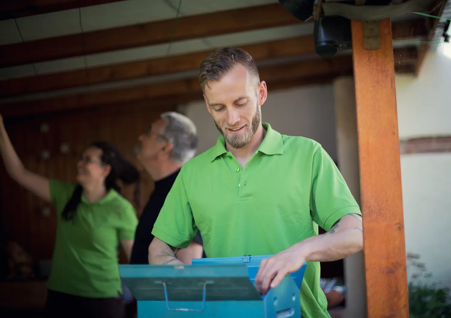 Kelly-Hausmeisterservice & Helfende Hand, Lars Keller öffnet seinen Werkzeugkasten