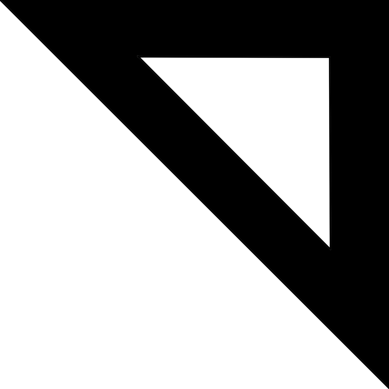 Schwarzes Dreieck